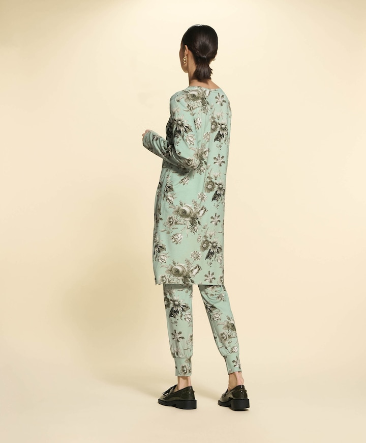 Dames pyjamabroek groen
