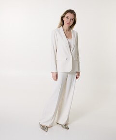 Dames blazer ecru