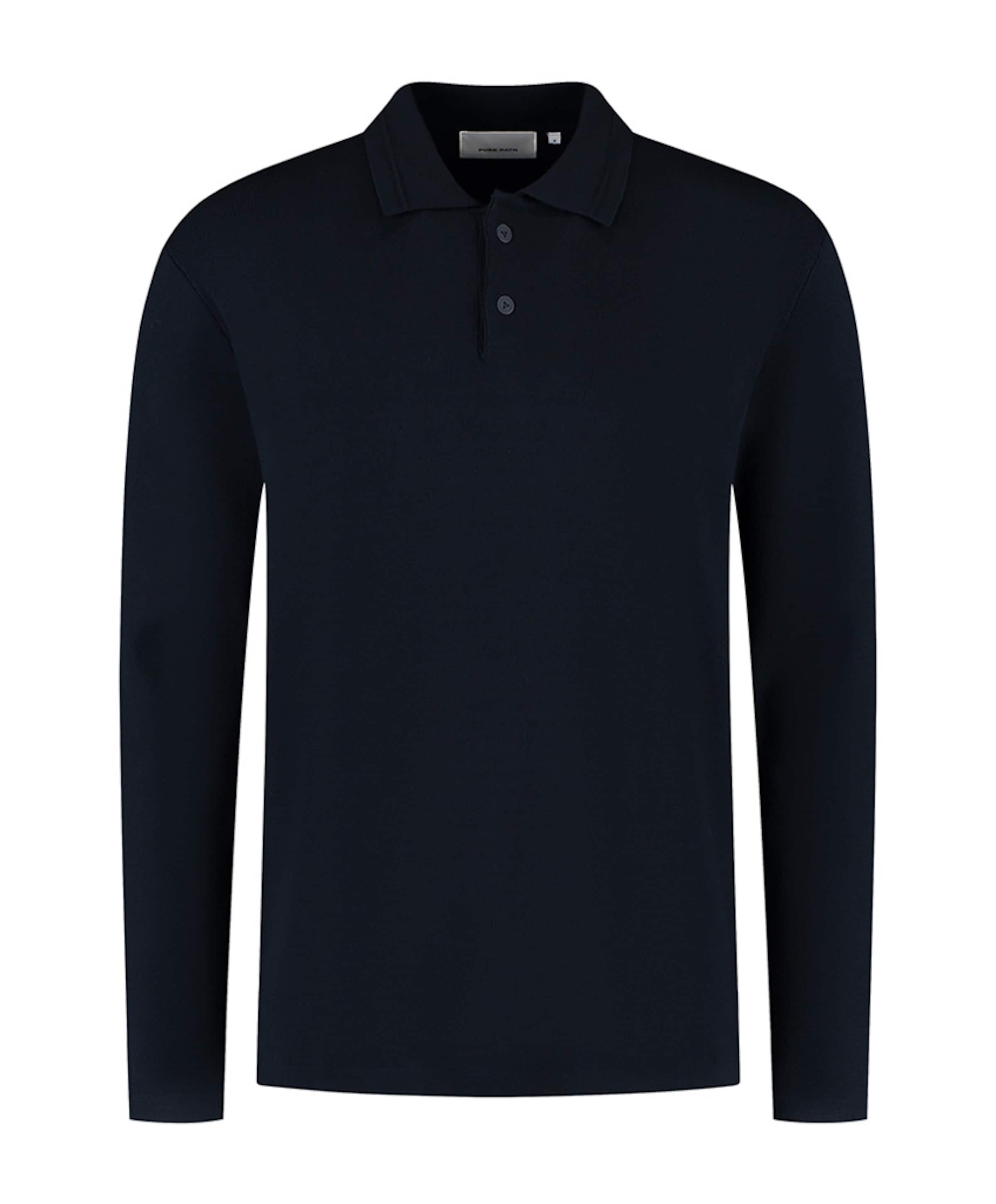 Heren polo blauw