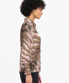 Dames blouse bruin