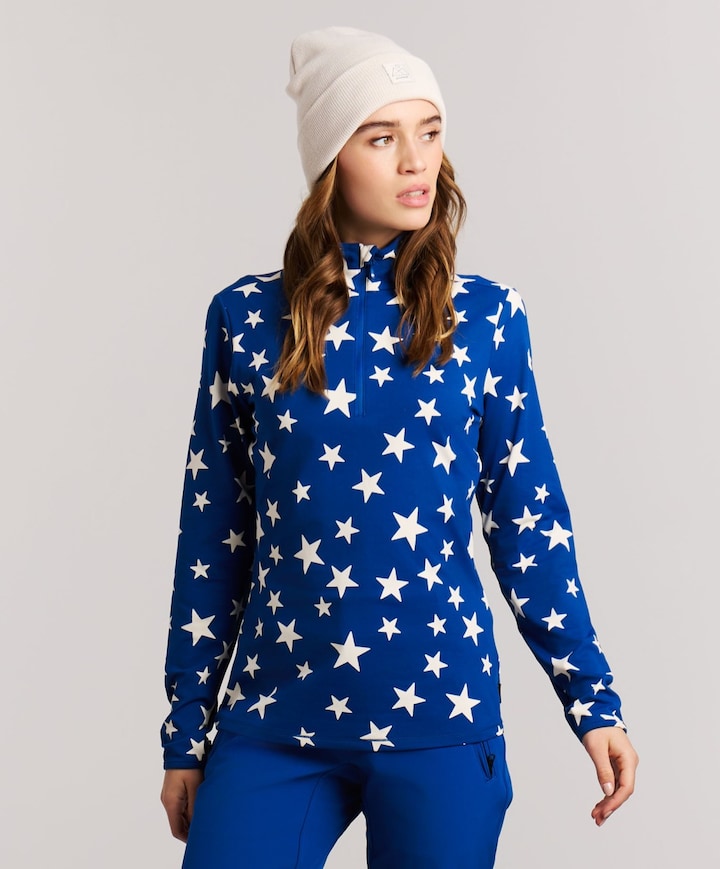 Dames pully blauw