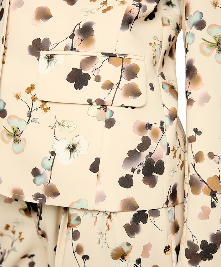 Dames blazer beige