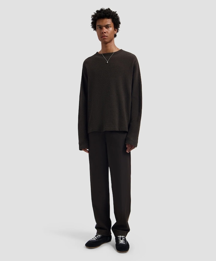 Heren sweater bruin