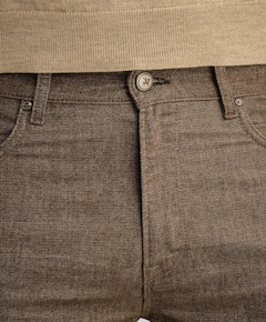 V40 RIDER BRUSHED MELANGE heren jeans bruin