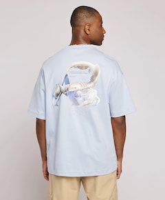 Heren T-shirt blauw