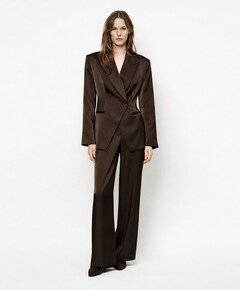 Dames blazer bruin