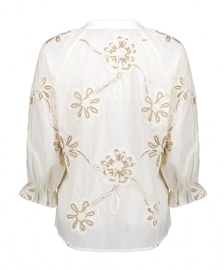 Dames blouse ecru
