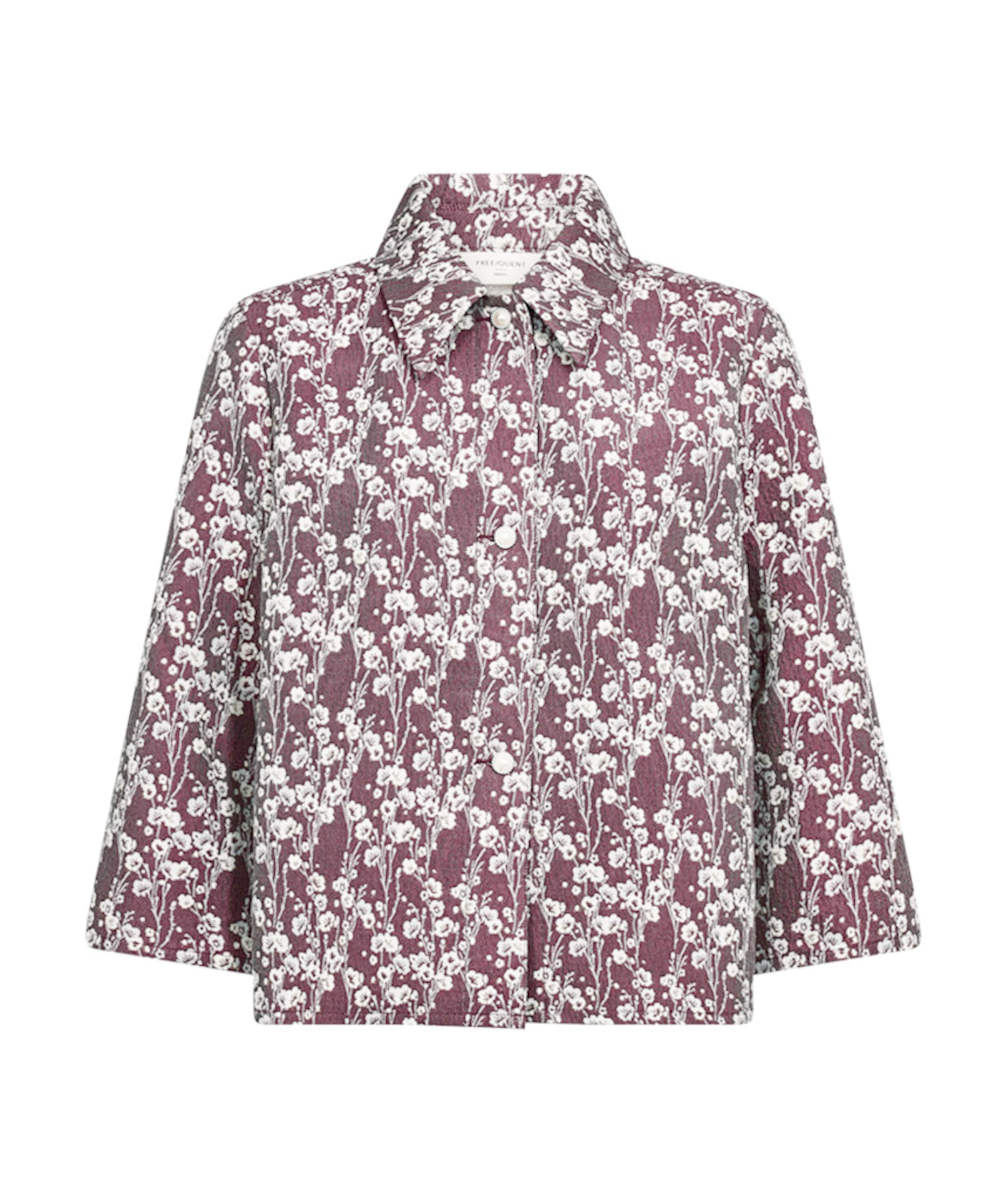Dames jas bordeaux