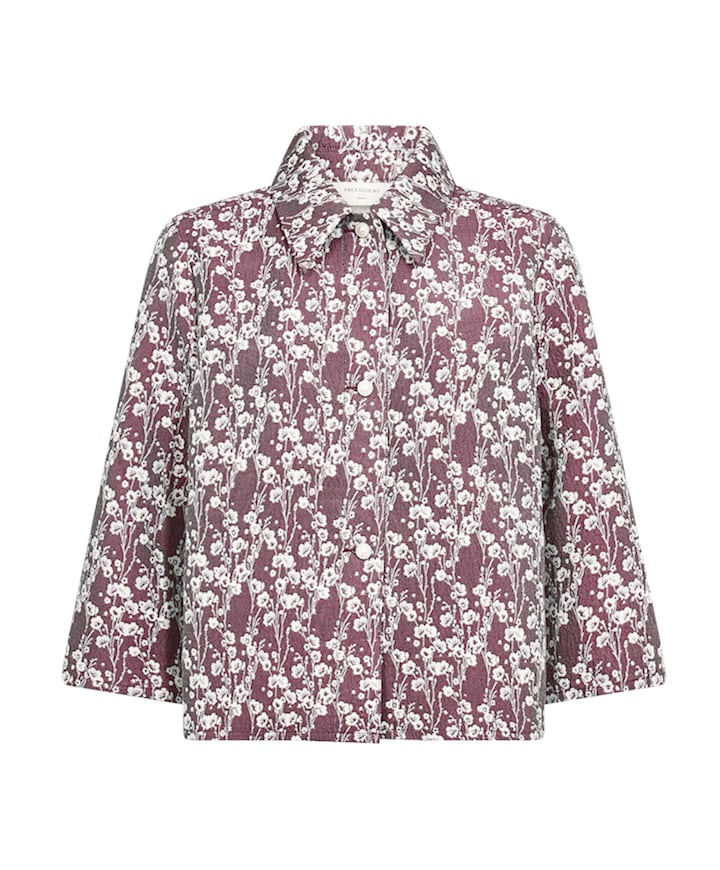 Dames jas bordeaux