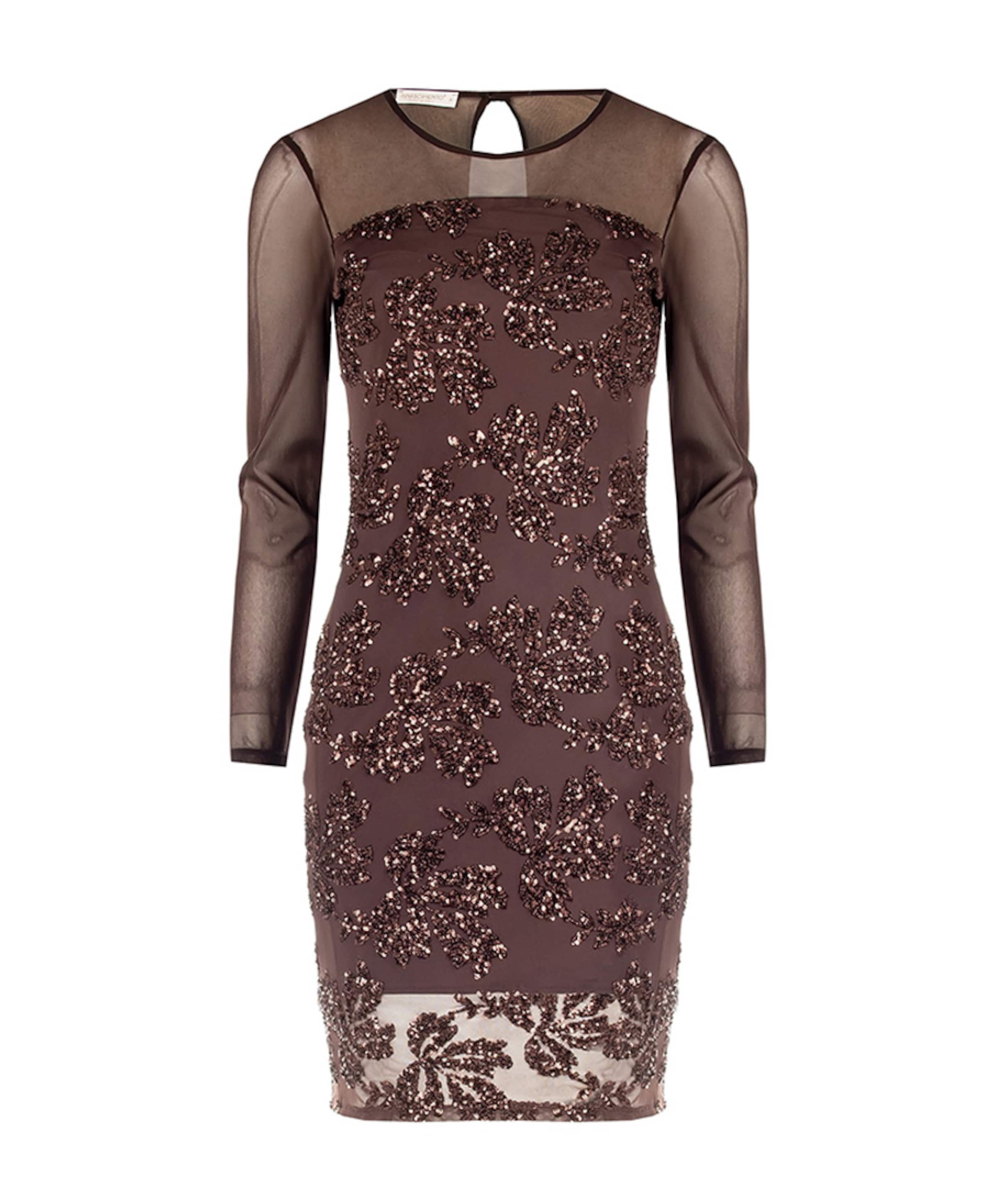 Dames jurk bruin