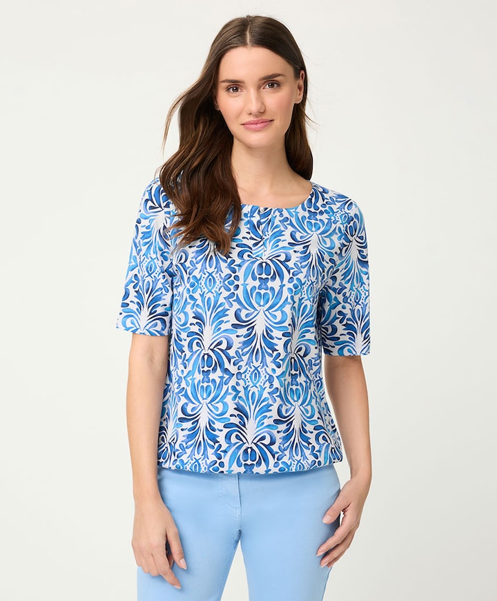 Dames T-shirt blauw