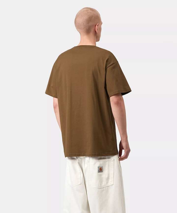 Heren T-shirt bruin