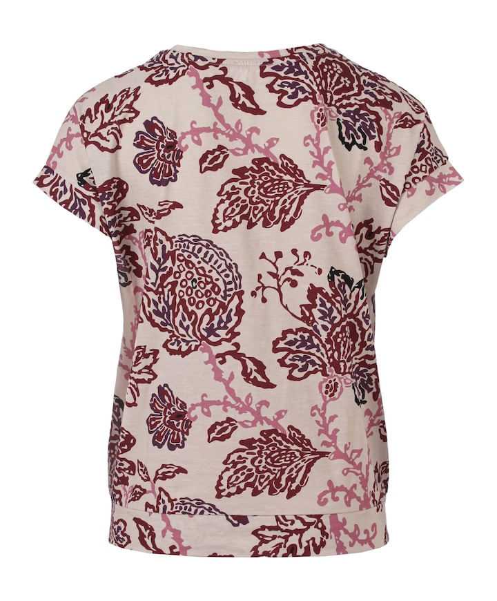 Dames T-shirt bordeaux