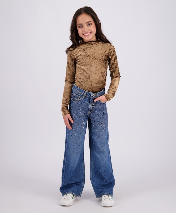 Cassie Stones meisjes jeans blauw