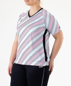 Dames plussize t-shirt wit