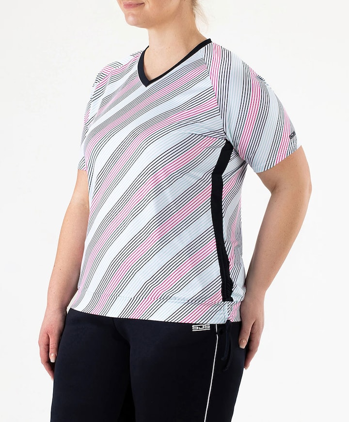 Dames plussize t-shirt wit