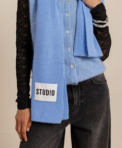 Dames sjaal blauw