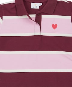 Meisjes polo bordeaux
