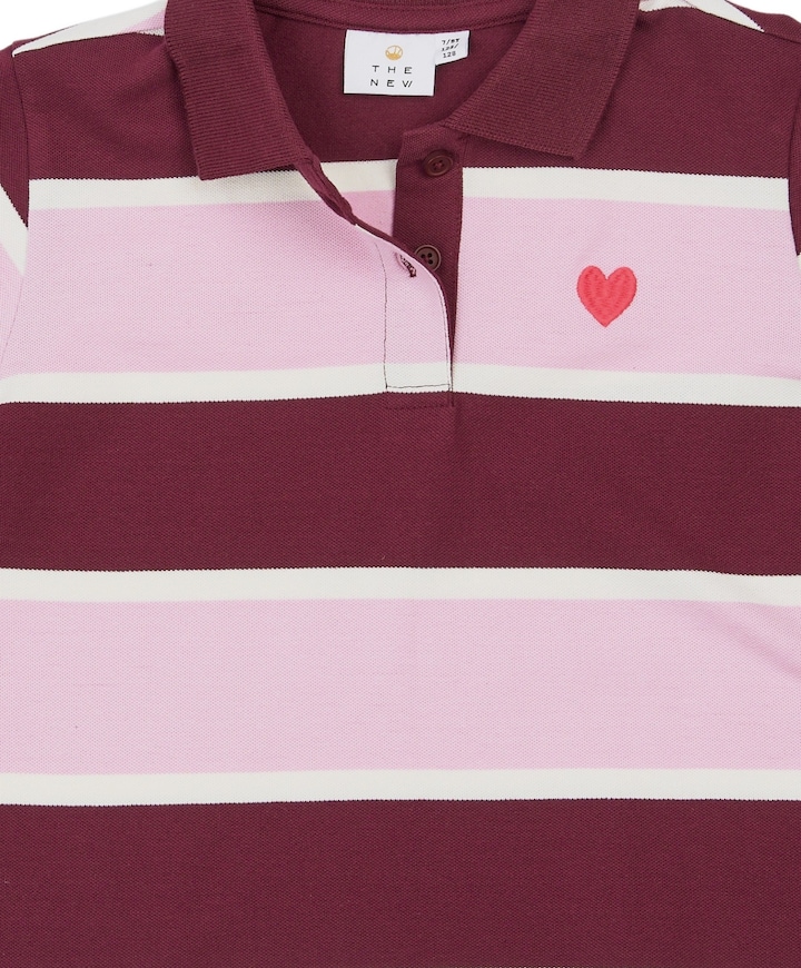 Meisjes polo bordeaux