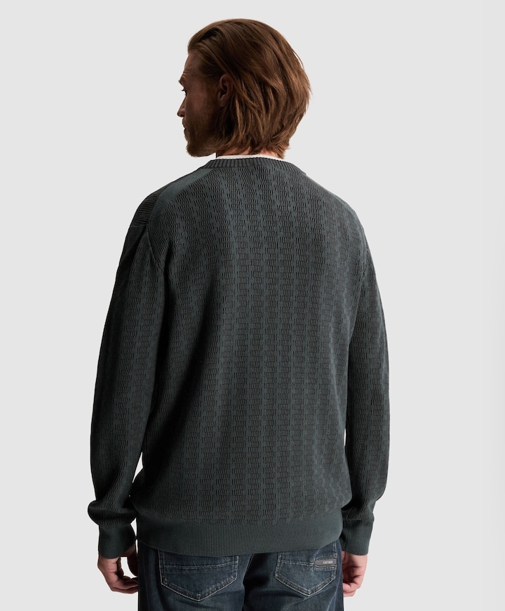 Heren trui blauw