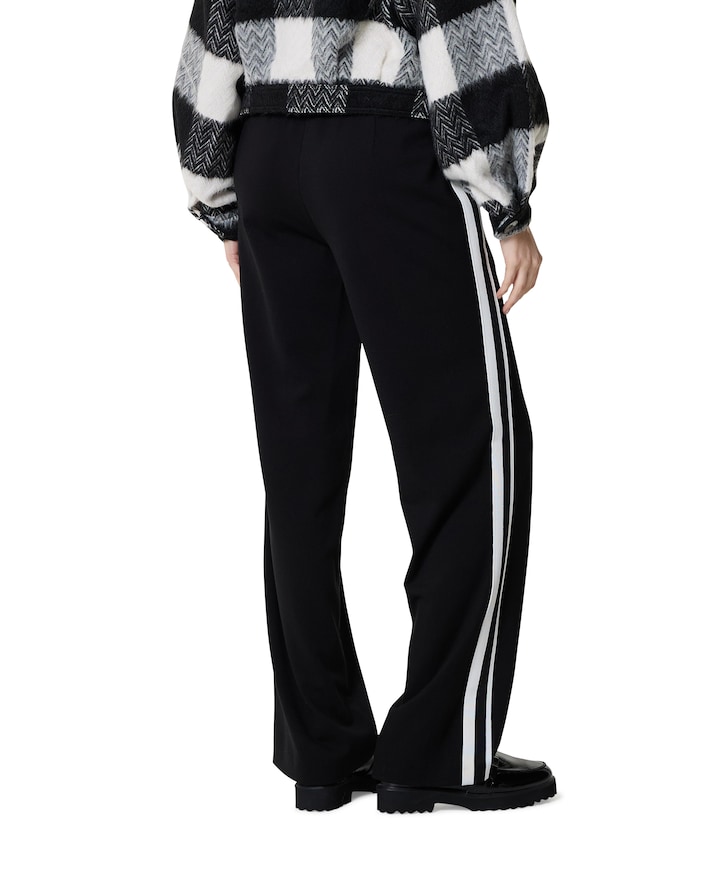 Sue Wide dames broek zwart