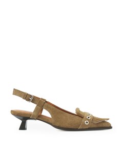 Lea Katie dames slingbacks bruin