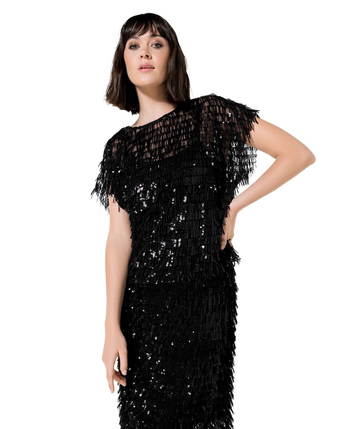 Dames top zwart