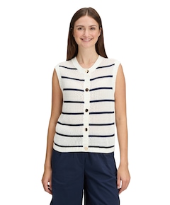 Dames vest ecru