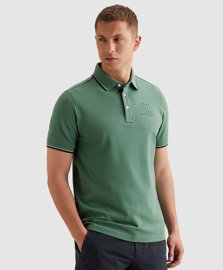 Heren polo groen