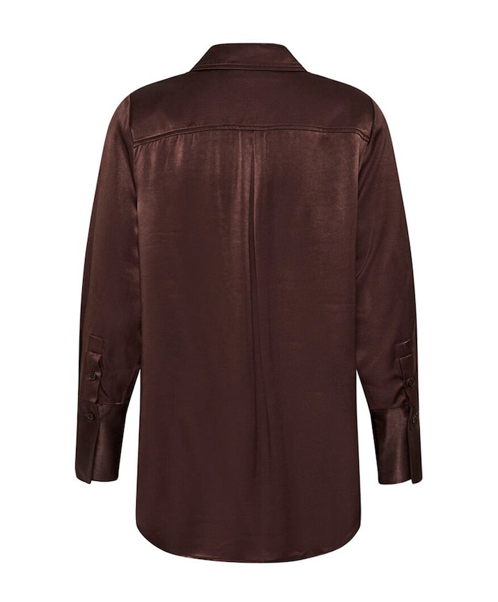 Dames blouse bruin