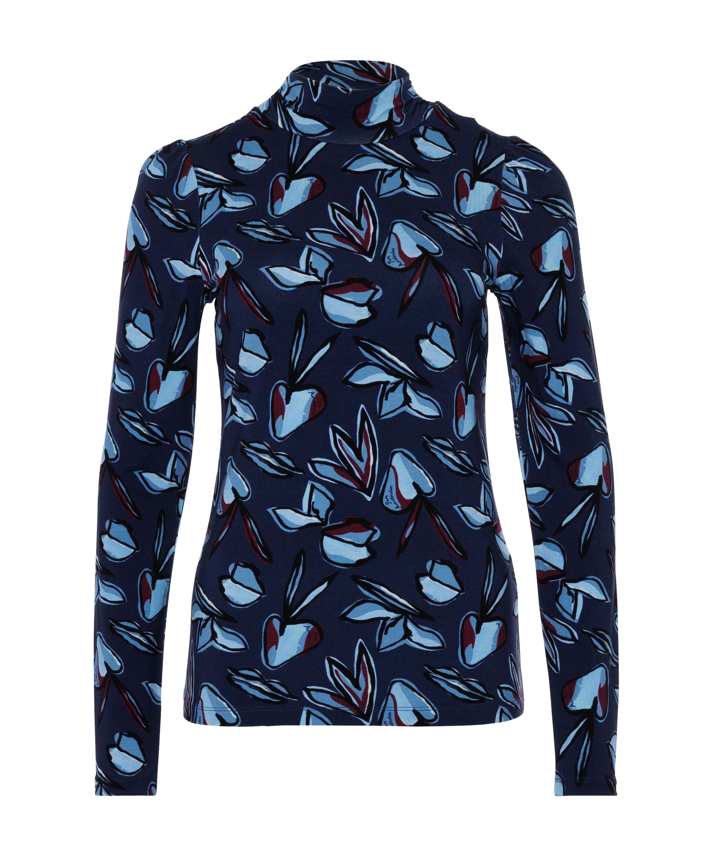 Dames longsleeve blauw