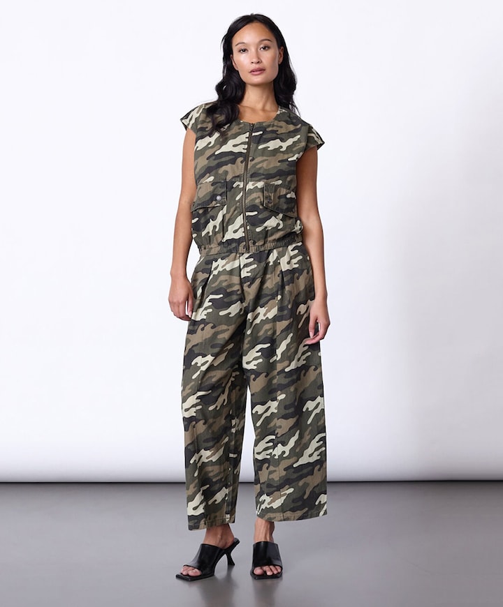 Dames gilet groen