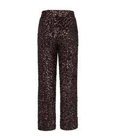 Talia sequins broek bruin