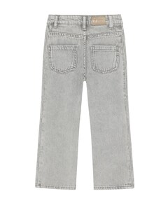 Denim Wide Fit Embossing meisjes jeans grijs