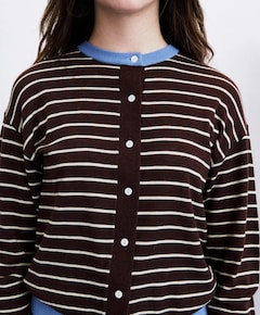 Dames vest bruin