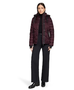 Dames jas bordeaux