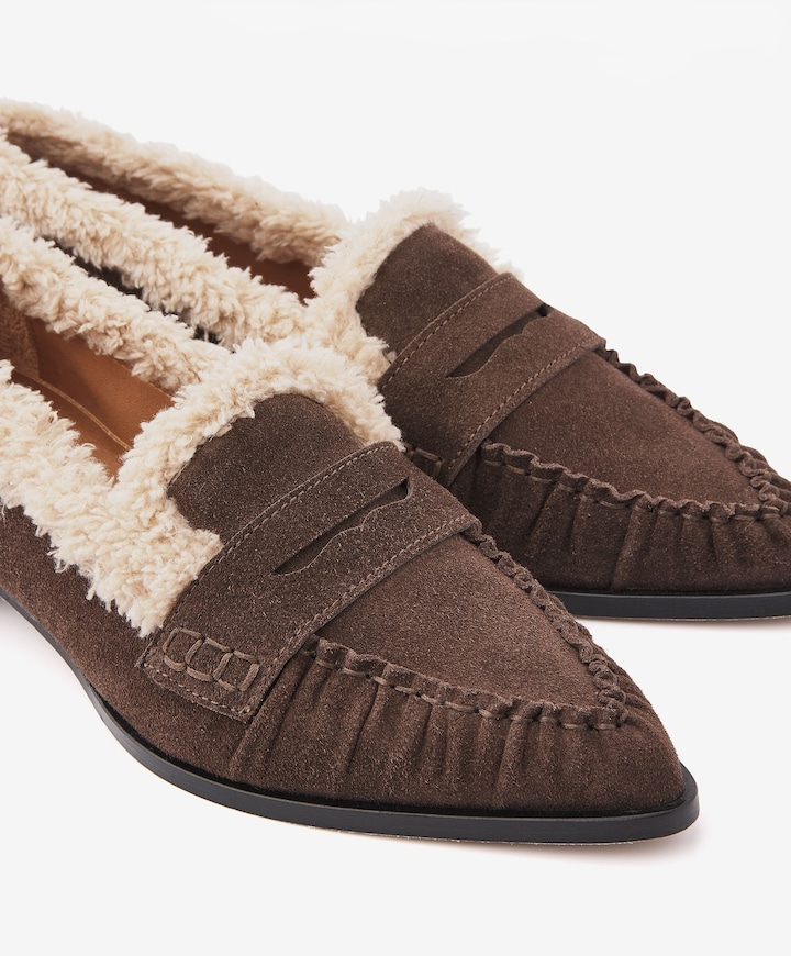 Jazz Vica dames loafers bruin