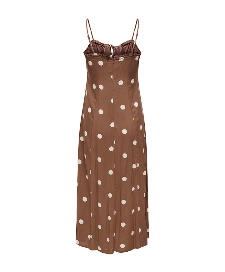 Dames jurk bruin