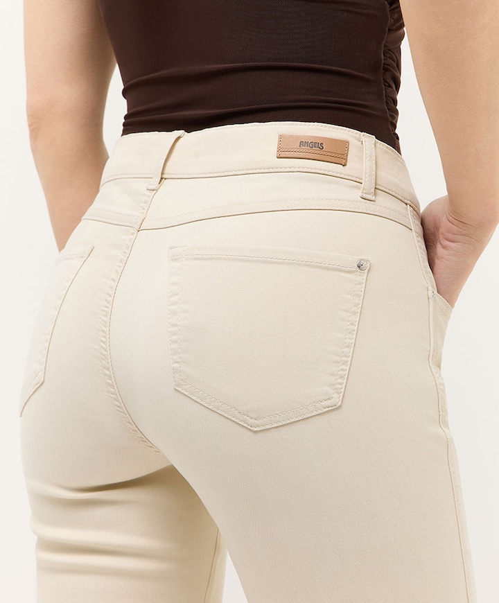 CIRA dames jeans beige