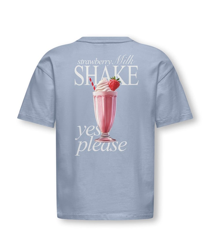 Meisjes t-shirt blauw