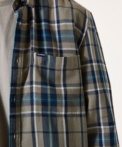 Overhemd lange mouw groen