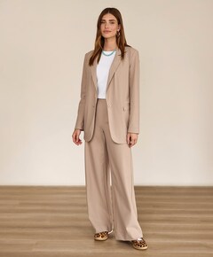 Dames blazer beige