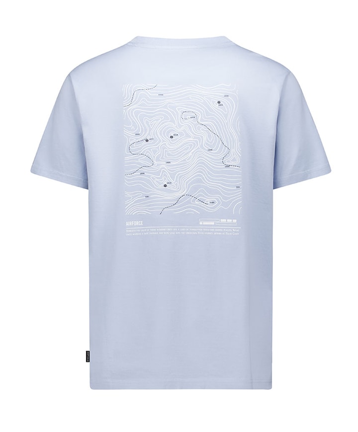 Heren t-shirt blauw