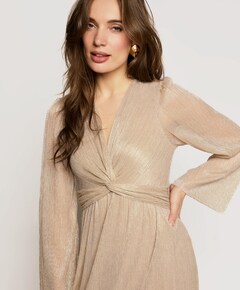 Dames jurk beige