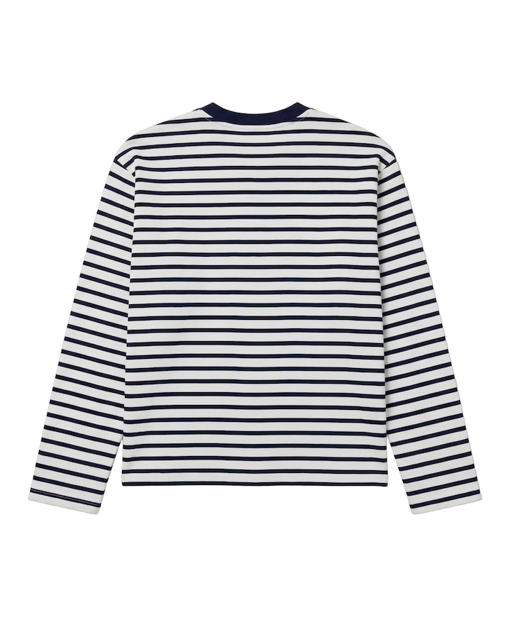 Heren longsleeve blauw
