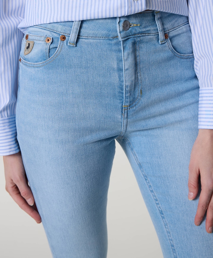 Raval 16 7909 Hypersoft Bleach dames jeans blauw