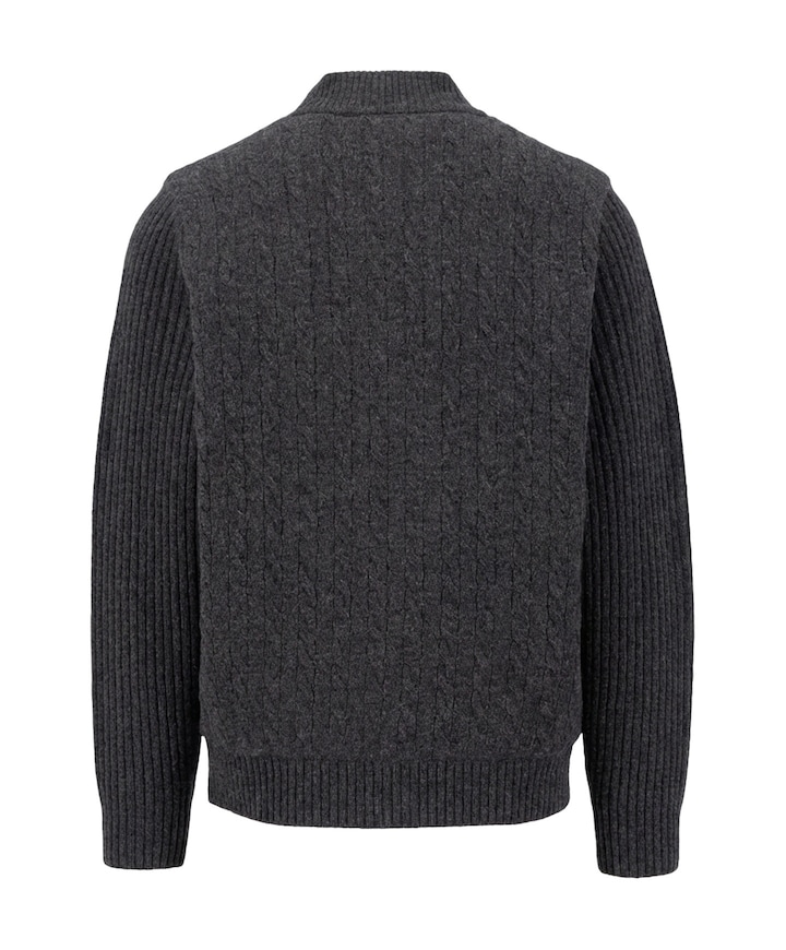 Heren vest grijs