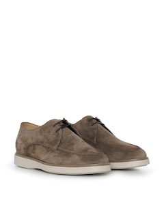 heren veterschoenen beige