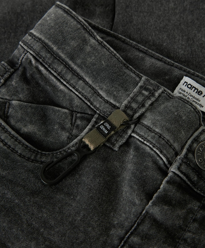 NMMTHEO DNMTHAYER 2689SWE KEY PANT jongens jeans grijs