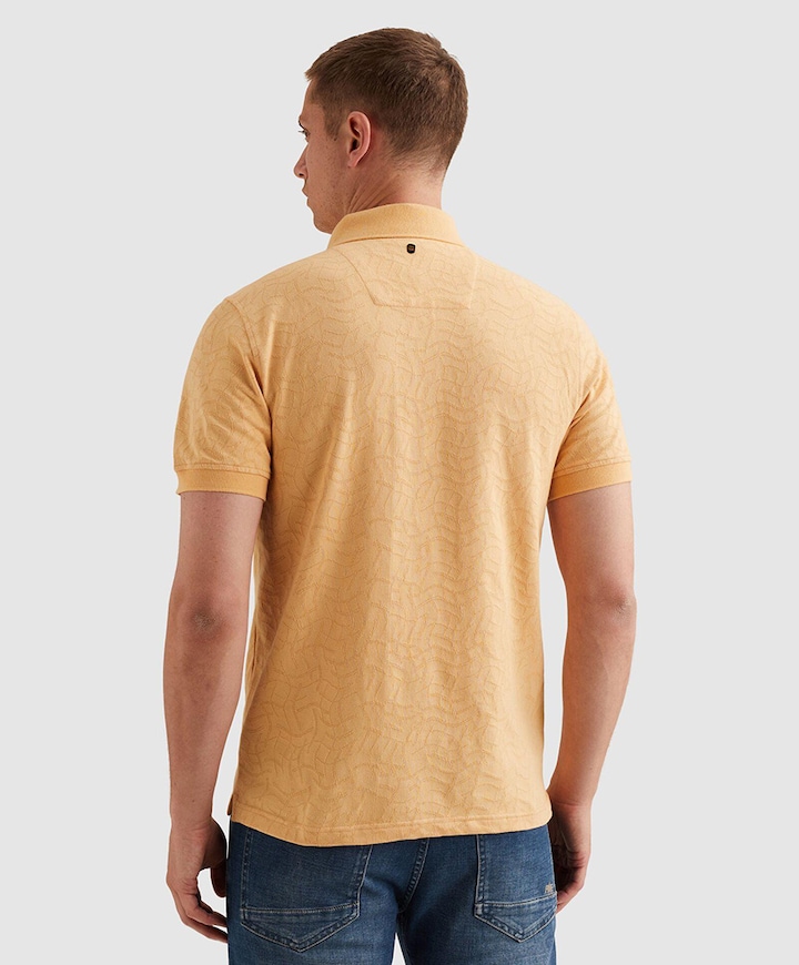 Heren polo oranje
